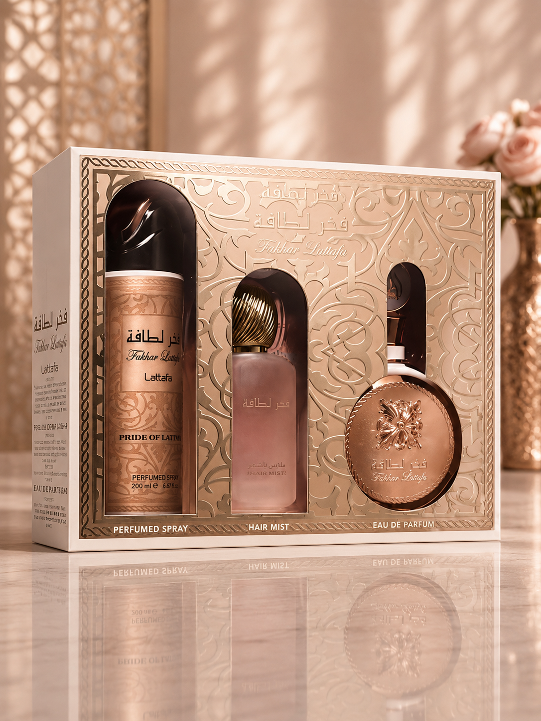 Lattafa Fakhar Set 3 Piezas Eau de Parfum 100ml